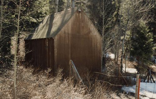 Bên ngoài căn cabin của Ted Kaczynski. Ảnh: Dark Mountain.