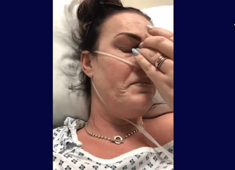 Karen Mannering kể lại những ngày chiến đấu với Covid-19 trên giường bệnh. Ảnh: Telegraph.