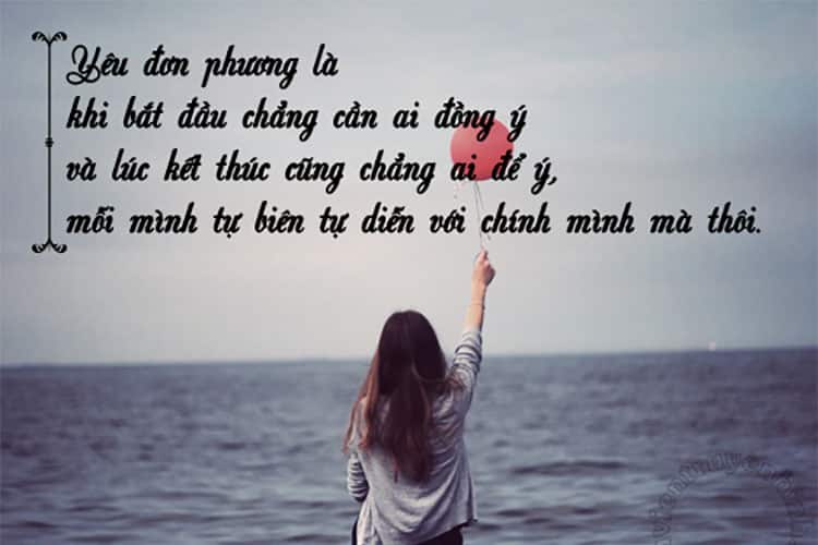 Status về tình yêu đơn phương