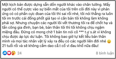 Cô gái trong vụ bị 4 thanh niên hiếp dâm tập thể bất ngờ tiết lộ trước đó vài ngày đã bị một người đàn ông Hàn giở trò đồi bại và diễn biến mới nhất trên trang cá nhân - Ảnh 5. Cô gái trong vụ bị 4 thanh niên hiếp dâm tập thể bất ngờ tiết lộ trước đó vài ngày đã bị một người đàn ông Hàn giở trò đồi bại và diễn biến mới nhất trên trang cá nhân - Ảnh 5.