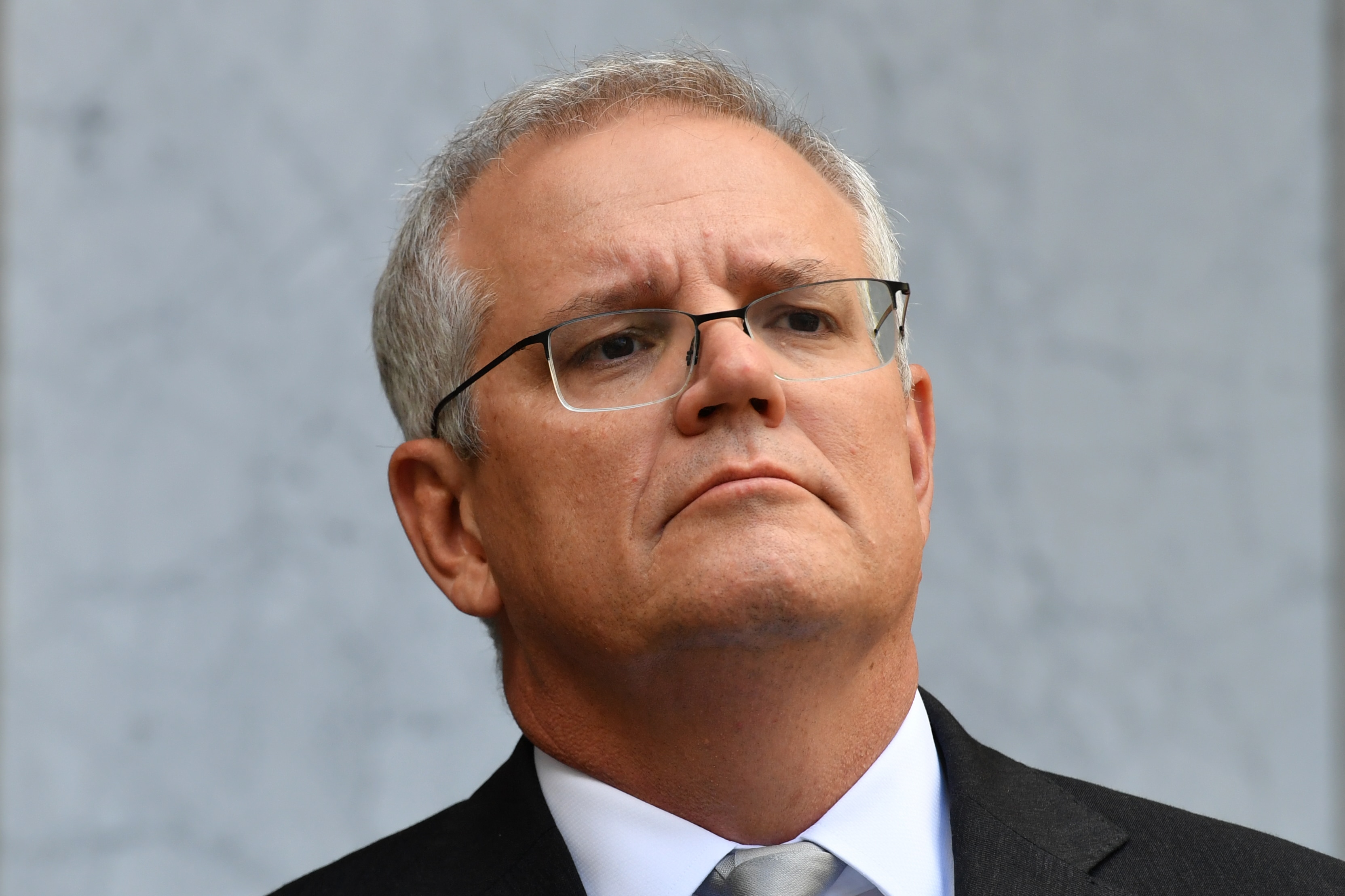 Prime Minister Scott Morrison at a press conference at Parliament House in Canberra on Friday, 9 April, 2021. 
