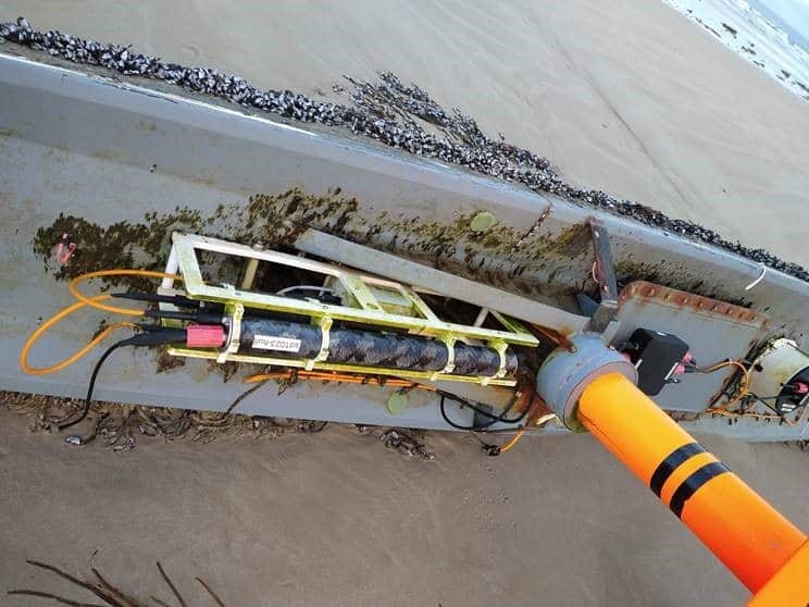 “Tàu ma” dạt vào bờ biển Australia. Ảnh: Cảnh sát Victoria