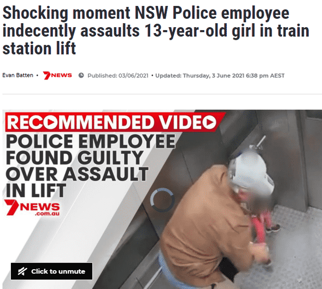 Cảnh sát Australia sàm sỡ bé gái trong thang máy, video quay lại toàn bộ sự việc gây phẫn nộ tột cùng - Ảnh 8.