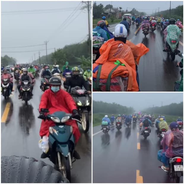  Hành trình 1400 km chạy xe máy từ miền Nam về quê của những người lao động nghèo tha hương - Ảnh 1.