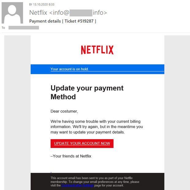  Người dùng Netflix phải hết sức cảnh giác nếu nhận được thông báo có nội dung này! - Ảnh 3.