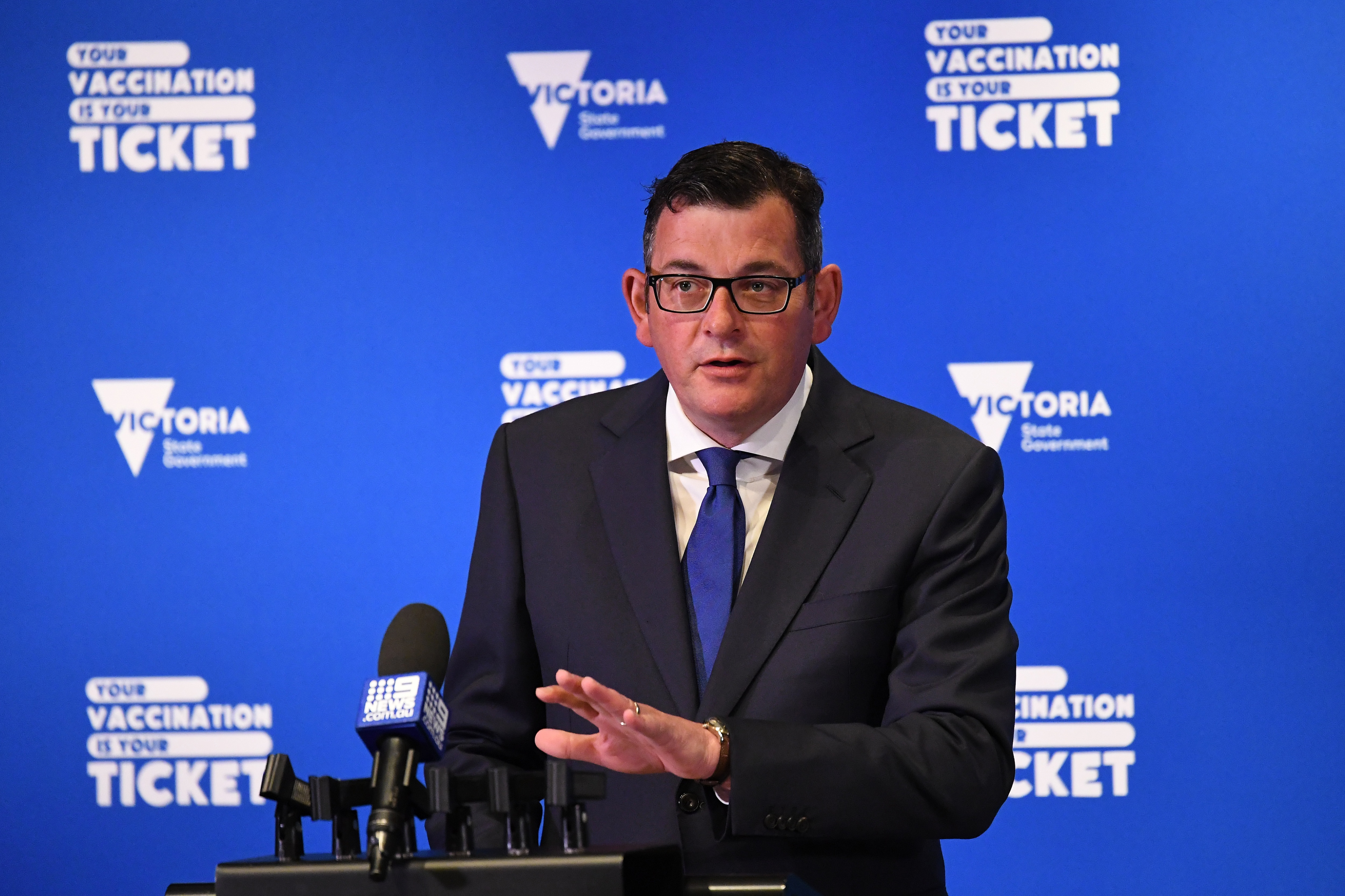 A file photo of Victorian Premier Daniel Andrews    