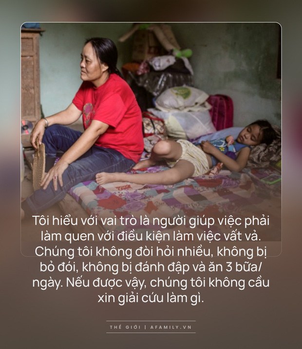 Bi kịch ô sin Việt Nam ở Ả Rập Saudi: Làm quần quật 18 tiếng/ngày, không có băng vệ sinh, ăn uống kham khổ - Ảnh 2.