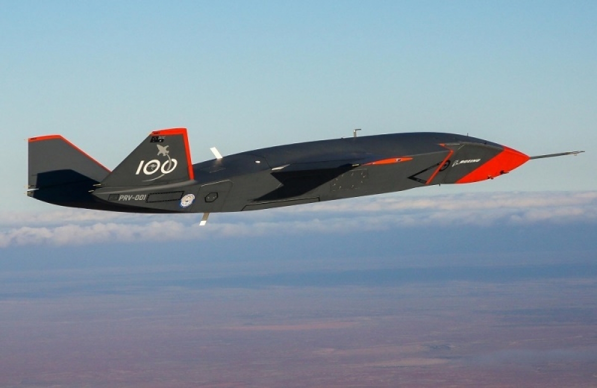 Máy bay chiến đấu không người lái MQ-28A Ghost Bat do Australia và Boeing chế tạo. Ảnh Strategist.