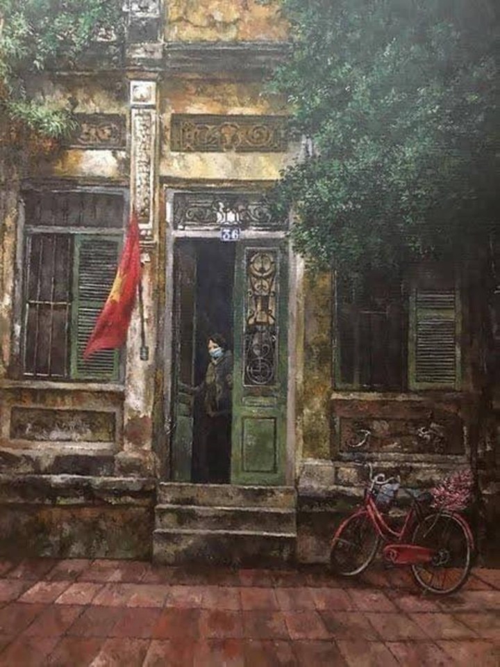 Bộ tranh vẽ Hà Nội gây sốt vì đẹp như ảnh chụp, danh tính họa sĩ còn bất ngờ hơn - 4