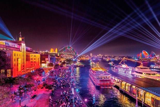 Australia: Thanh pho Sydney san sang cho le hoi anh sang Vivid 2022 hinh anh 1