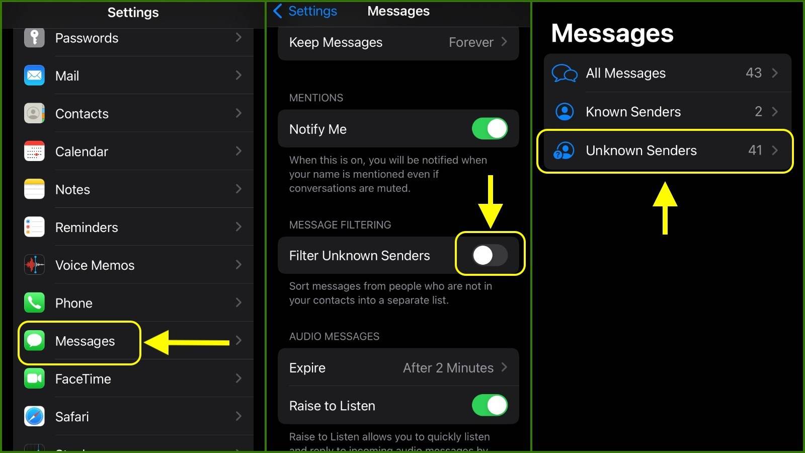 Cách tránh bị làm phiền với tin nhắn rác trên iPhone  - ảnh 1
