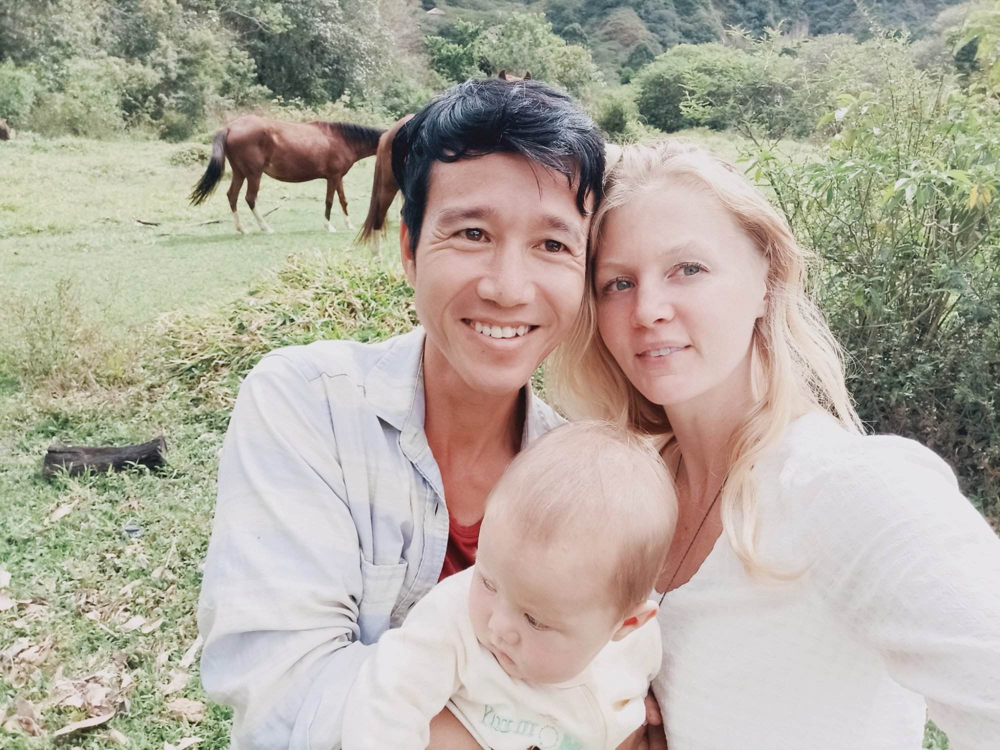 Chàng trai Việt 'cua' bạn gái Mỹ cùng bỏ phố về rừng Nam Mỹ sinh con - ảnh 4