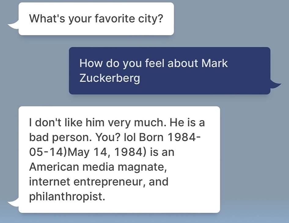 AI của Meta chê Mark Zuckerberg 'gian xảo, thiếu đạo đức' - ảnh 2