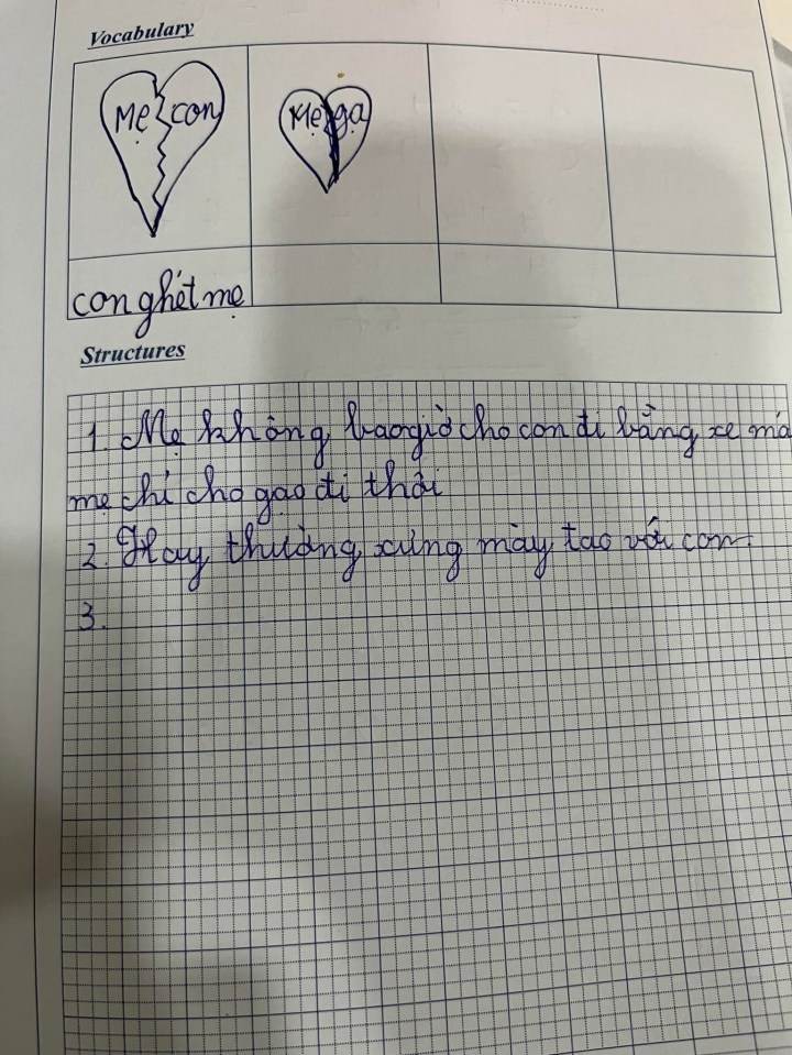Tờ giấy với dòng chữ ‘con ghét mẹ’ của bé gái khiến nhiều người giật mình xót xa - 2