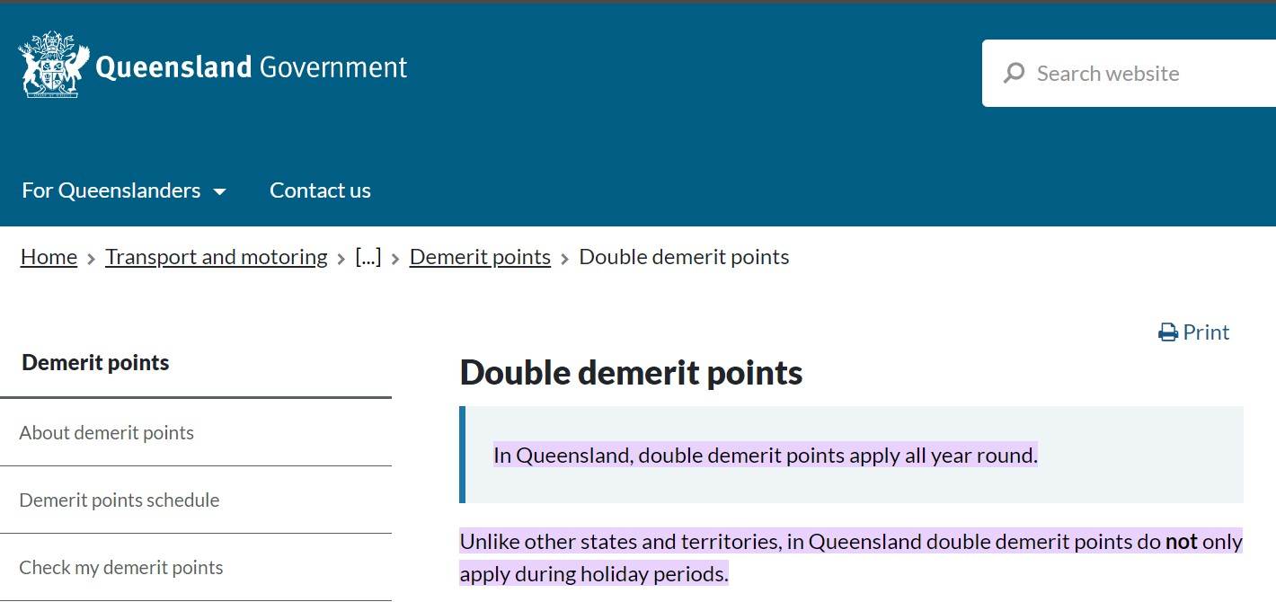 Double Demerit